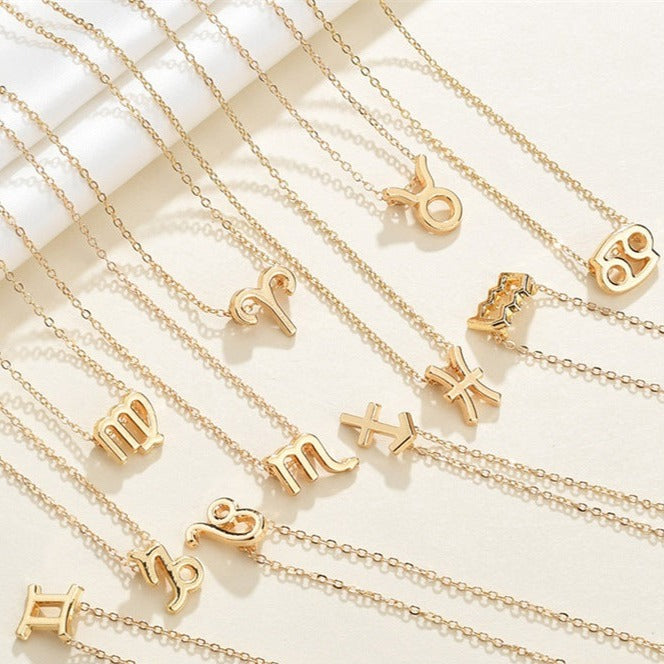 Celestique závěsný šperk se znamením zvěrokruhu | zlato 