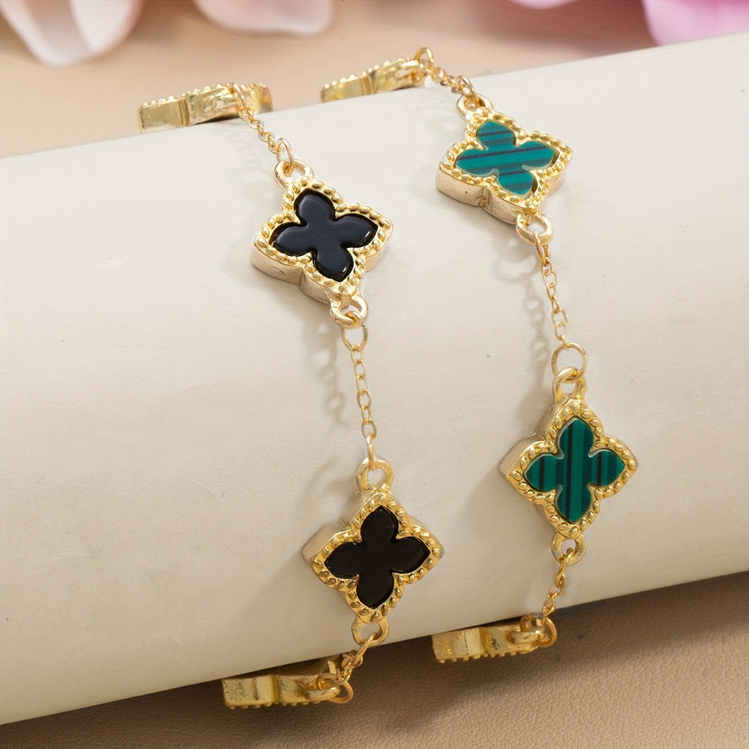 Elegantní naramky se čtyřlístkem pro štěstí