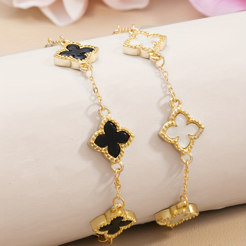 Elegantní naramky se čtyřlístkem pro štěstí