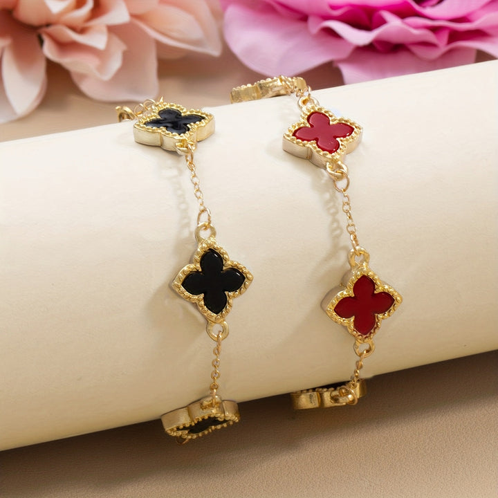 Elegantní naramky se čtyřlístkem pro štěstí